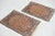 Boho Chic 1930s Weeping Willow Tree of Life Rug Mats - A Pair, 1.9 x 2.6 For Sale - Image 3 of 11