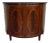 Leighton Hall Showroom Sample - Mahogany Demilune Cabinet For Sale - Image 11 of 11