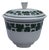 Vintage Porcelain Bonbonniere Lidded Sugar Bowl in Vine Leaf Pattern from Meissen, 1930s For Sale