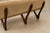 Brazilian Modern Sofa in Imbuia Wood and Champagne Camel Mohair, Cimo, Brazil, 1950s For Sale - Image 14 of 18