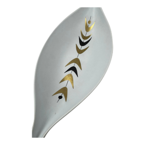 Stig Lindberg Pongo Leaf Tray: Mid-Century Modern Scandinavian Pottery