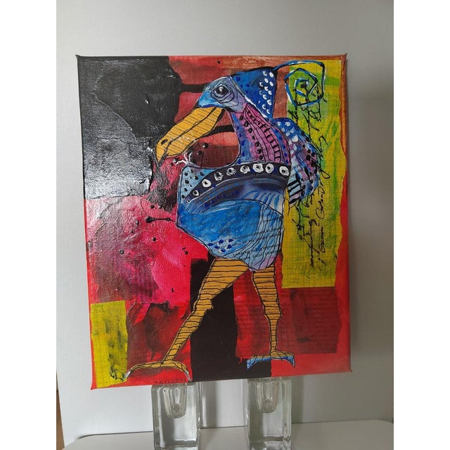 Black Natalia Vypritskaia, Everything Is Under Control…, Acrylic on Canvas For Sale - Image 8 of 9