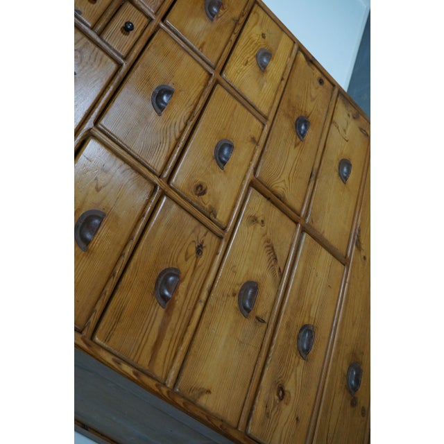 Vintage Dutch Pine Apothecary Cabinet For Sale - Image 10 of 18