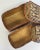 Vintage Nesting Woven Reed Lidded Basket Boxes For Sale - Image 9 of 9