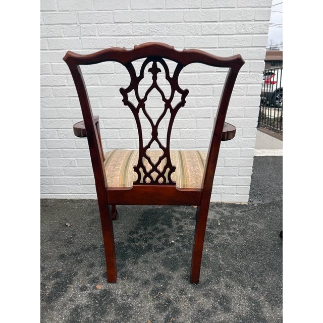 Early 20th Century Chippendale Style Mahagany Dining Chairs For Sale - Image 4 of 18