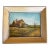 Vintage 1970’s Palette Knife Landscape Oil Painting 8 X 10” For Sale