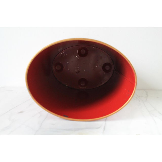 Vintage Keller Charles of Philadelphia Waste Basket “The World in Hemisphere” For Sale - Image 10 of 11