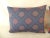 Modern Red and Blue Satin Cotton Modern Bolster Decorative Pillows From Portugal- A Pair For Sale - Image 3 of 8