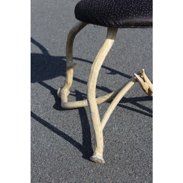 Attributed to Arthur Court Antler Side Chair 1970s For Sale - Image 14 of 18