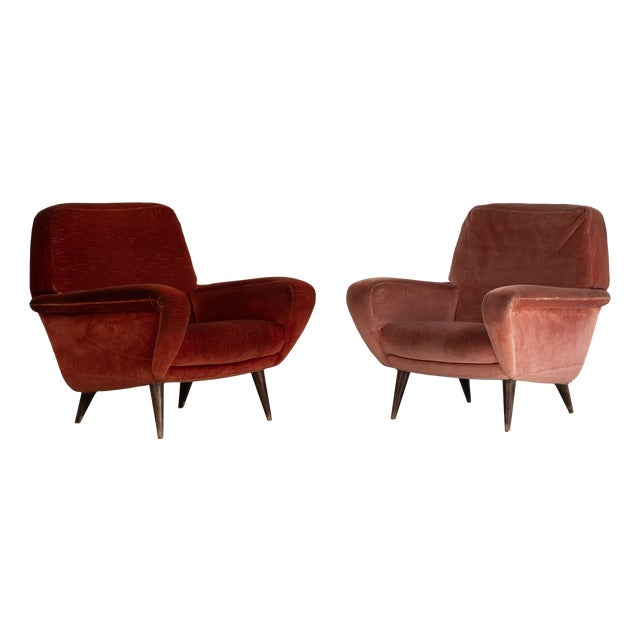 Model 830 Chairs by Gianfranco Frattini for Cassina, Italy, 1954, Set of 2 For Sale