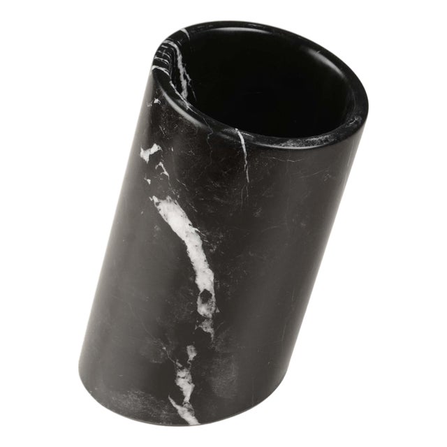 Black Marble Gioia Wine Chiller by Nina Magon For Sale
