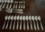 French Art Deco Silverplate Silverware, C. 1940's- Set of 37 For Sale - Image 9 of 11