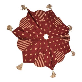 Christmas Tree Skirt With Tassels For Sale