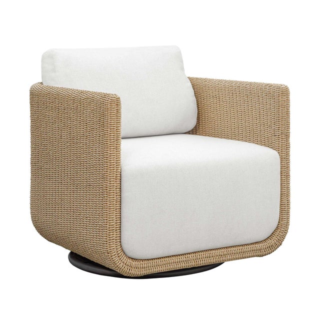 Santorini Outdoor Swivel Lounge Chair For Sale - Image 6 of 11