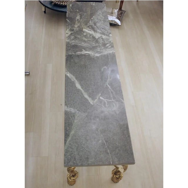 Mid-Century Modern Italian Marble Table in the Style of Pierluigi Colli, 1940s For Sale - Image 3 of 7