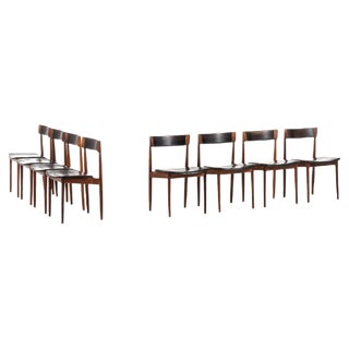 Rosewood Model 39 Dining Chairs by Henry Rosengren Hansen for Brande Møbelfabrik, 1960s, Set of 8 For Sale