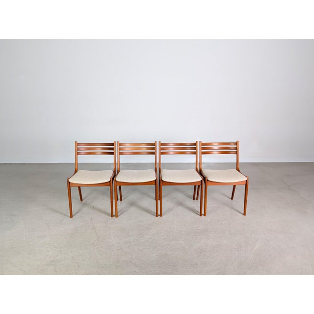Mid-Century Modern Mid-Century Danish Teak Chairs from KS Møbler, Set of 4 For Sale - Image 3 of 12