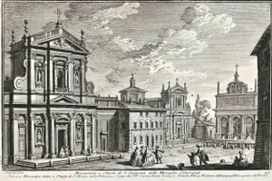 After Giuseppe Vasi, Monastero e Chiesa di S.Susanna delle Monache Cisterciensi, Late 18th Century