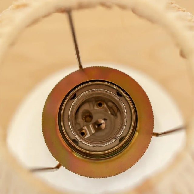 Metal Ceramic Wave Lamp, Small For Sale - Image 7 of 8