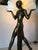 1980s 1980s Art Deco Style Egyptian Lamp W/ Marble Base For Sale - Image 5 of 10