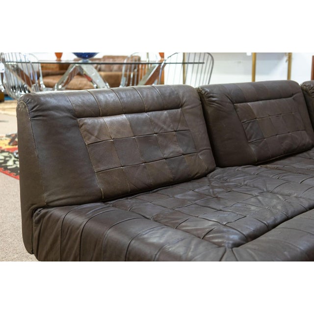 A vintage 1960s Percival Lafer MP-145 modular 3 piece sectional sofa. This is a super rare Brazilian mid-century modern...