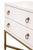Strand Faux Shagreen 2-Drawer Nightstand, Pearl Shagreen For Sale - Image 12 of 12