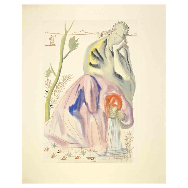 Salvador Dali, The Heyday, Woodcut, 1963 For Sale