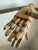 Vintage Mid-Century Articulated Wooden Artist Mannequin Hand For Sale - Image 4 of 11