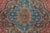 Tabriz Rug 9’5” X 12’5” Pink Wool Vintage Distressed Hand-Knotted Carpet For Sale In Philadelphia - Image 6 of 15