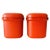 Vintage Orange Rust-Brown Food Storage Containers from Tupperware, 1970s, Set of 6 For Sale - Image 4 of 11