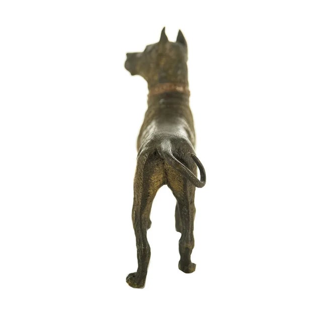 Original Bronze Pit Bull Sculpture For Sale - Image 5 of 9