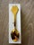 Gold 1970s 976 A. Michelsen Gilt Sterling Silver and Guilloché Enamel Christmas Spoon & Fork by Gudmund Olsen - Set of 2 For Sale - Image 8 of 9