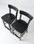 Vintage Black Bar Stools Pair For Sale - Image 4 of 12