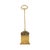 19th Century French Engine Turned Cast Brass Door Stop, C. 1800 For Sale - Image 5 of 10