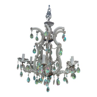 1930s Hollywood Glamour Chandelier For Sale