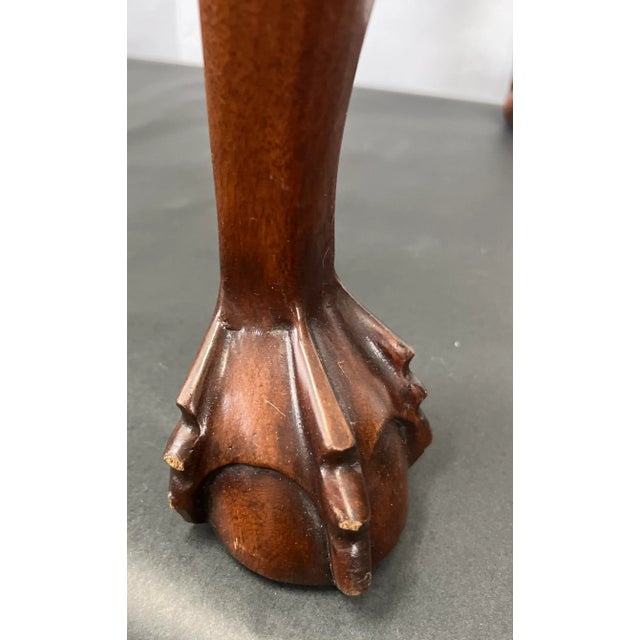 Brown 1940s Reprodux Tray Table From England For Sale - Image 8 of 8