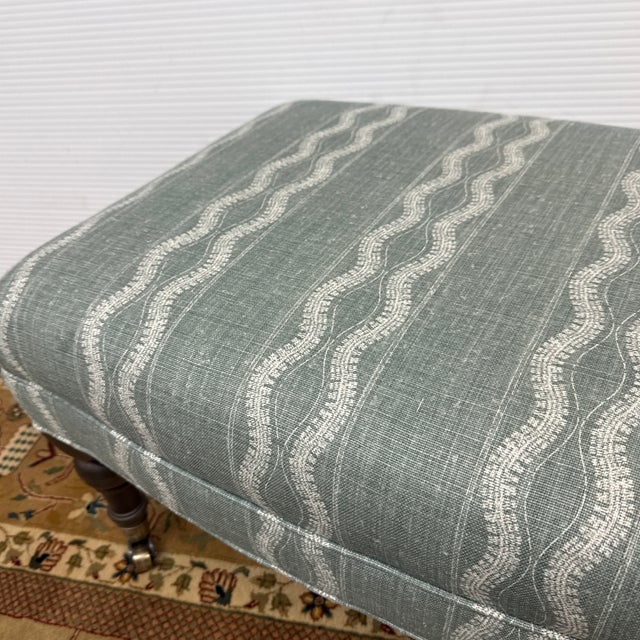 Lee Industries Bespoke Ottoman, Style 1442-00 For Sale - Image 12 of 12