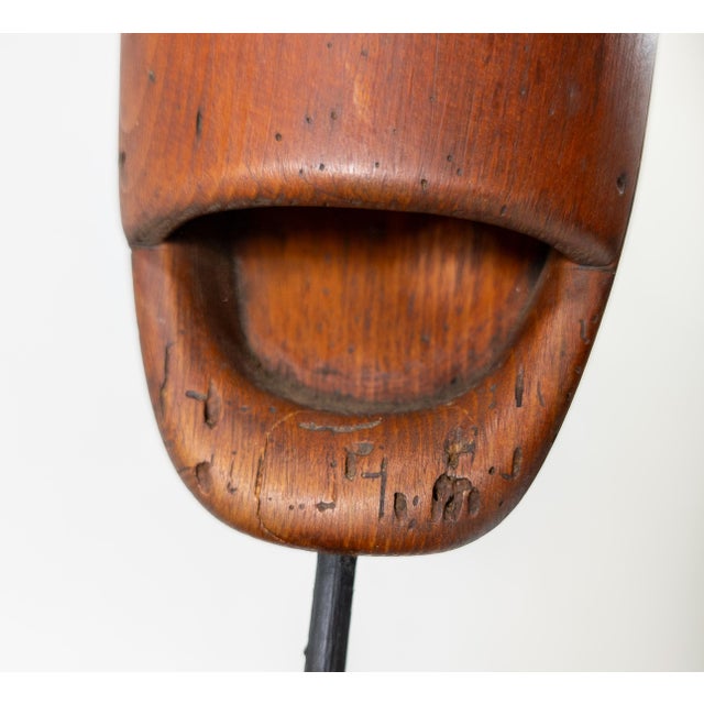 1980's Carved Wood Folk Art Owl After Smithsonian Museum Example, Signed For Sale - Image 11 of 13