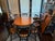 1970s L Hitchcock Cloverleaf Table and 8 Chairs and Two Leaves For Sale - Image 15 of 15