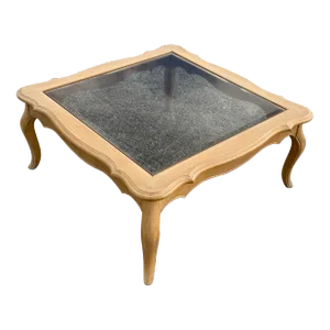 Ethan Allen French Country Bisque Finish Coffee Table