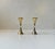 Gold Mid-Century 24 Carat Gold Plated Candleholders by Hugo Asmussen, 1960s, Set of 2 For Sale - Image 8 of 8