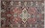 Red Antique Persian Feraghan Sarouk Rug, 3'4" X 4'10" For Sale - Image 8 of 9
