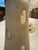 Vintage Mid-Century Modern Ceramic Table Lamp With a Textured, Fat Lava Glaze Base and Gold Floral Detailing. For Sale - Image 4 of 11