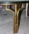 Hollywood Regency Hollywood Regency Gilt Iron and Glass Faux Bamboo Coffee Table For Sale - Image 3 of 8