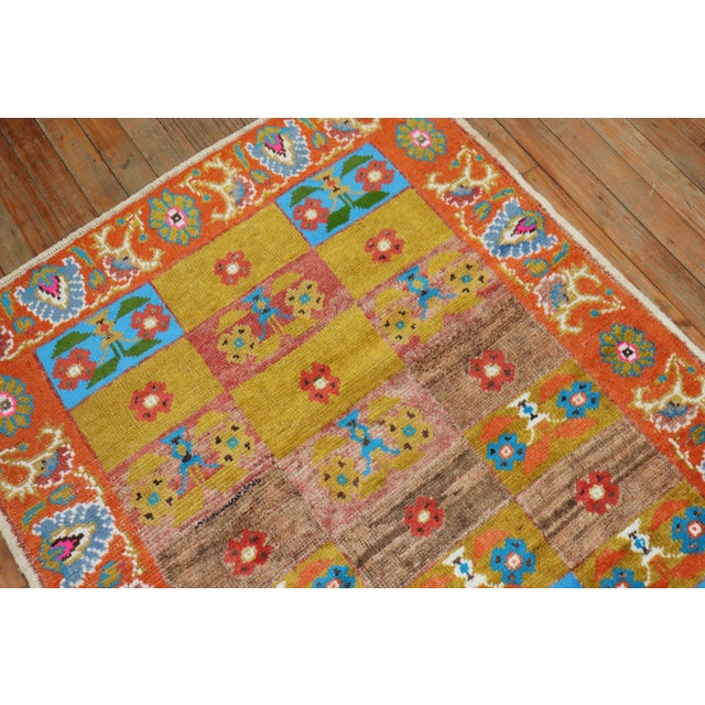 Funky Turkish Anatolian rug no. r5239 For Sale In New York - Image 6 of 7