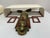 Metal Vintage Chinoiserie Glass Torch + Metal Wall Sconces, Pair For Sale - Image 7 of 12
