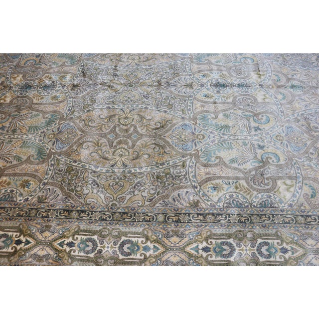 Vintage, 8'10"' X 12'2"' Hand Made Oriental Carpet For Sale In Chicago - Image 6 of 10