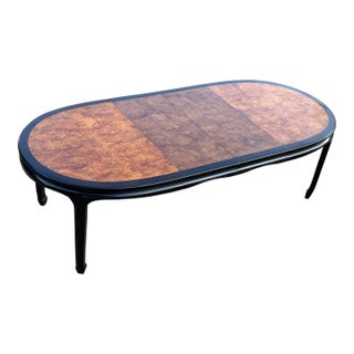 Vintage 1970's Century "Chin Hua" Oval Dining Table For Sale