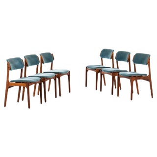 Danish Rosewood OD-49 Dining Chairs by Erik Buch for Oddense Maskinsnedkeri A/S, 1960s, Set of 6 For Sale