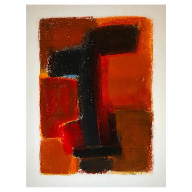 Gilbert Pauli, Faces of the Soul No.10, Pastel and Acrylic, 2019 For Sale